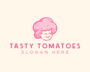 Cotton Candy Sweet logo design