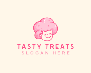 Cotton Candy Sweet logo design