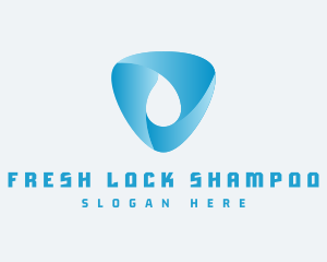 Triangular Water Droplet logo