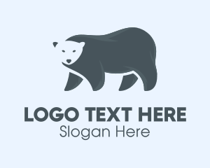 Gray Polar Bear logo