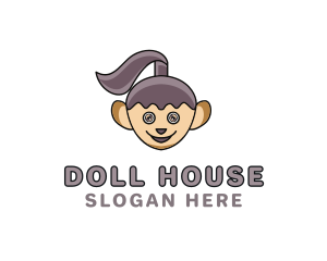 Playful Cartoon Doll logo