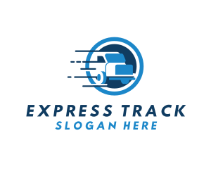 Fast Trailer Truck logo design