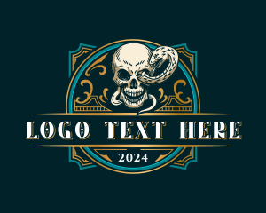 Snake Skull Serpent logo