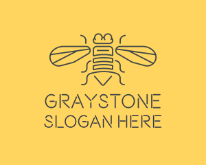 Gray Housefly Wings logo