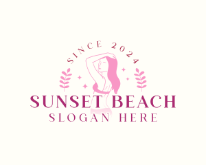 Woman Bikini Fashion logo design