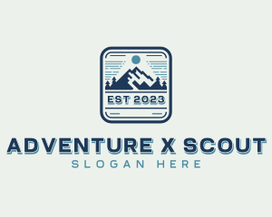 Mountain Outdoor Adventure  Logo