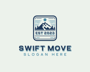 Mountain Outdoor Adventure  Logo