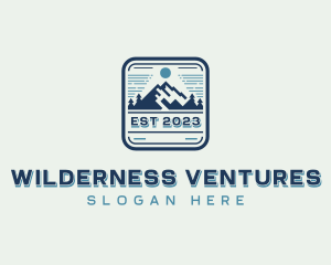 Mountain Outdoor Adventure  logo design