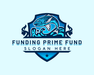 Aquatic Sea Fishing  Logo