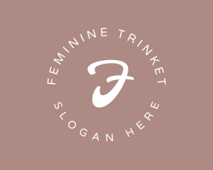 Stylish Feminine Brand logo design