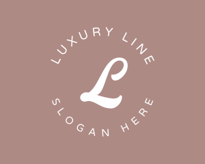 Stylish Feminine Brand logo design