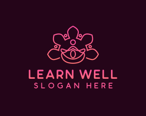  Yoga Flower Wellness logo design