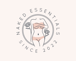 Naked Sexy Woman logo design