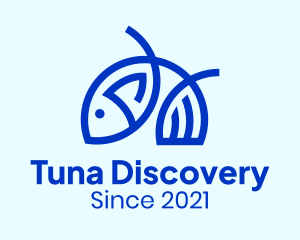 Minimalist Tuna Seafood logo design