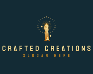 Candle Light Decoration logo design