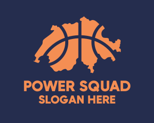 Switzerland Basketball Team logo design