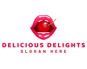 Cherry Lips Cosmetics logo design