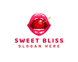 Cherry Lips Cosmetics logo design