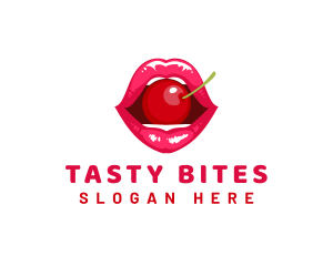 Cherry Lips Cosmetics logo design