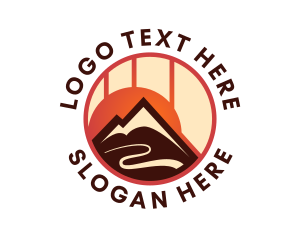 Eco Sunset Mountain logo