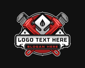 Plumbing Handyman Wrench logo