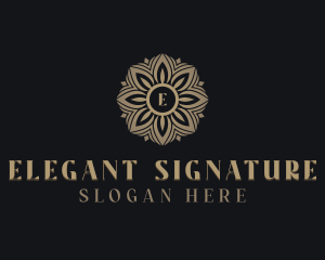 Flower Elegant Jeweler logo design