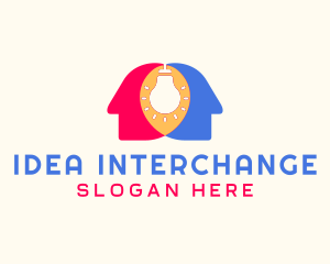 Human Innovation idea logo design