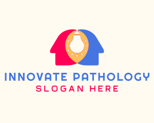 Human Innovation idea logo design