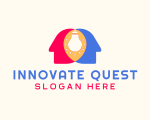 Human Innovation idea logo design