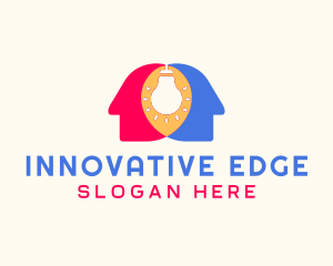 Human Innovation idea logo design