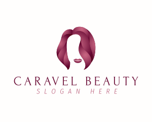 Beauty Woman Hair logo design