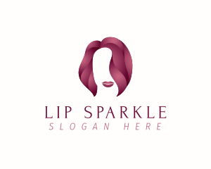 Beauty Woman Hair logo design