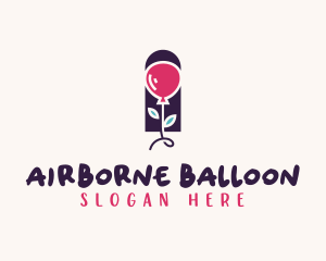 Balloon Party Celebration logo design