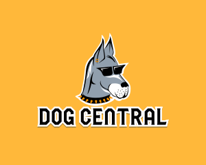 Cool Dog Sunglasses logo design