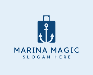 Sea Travel Luggage logo design