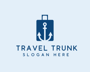 Sea Travel Luggage logo design