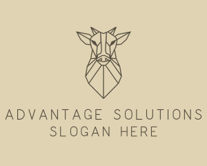 Geometric Minimal Animal logo