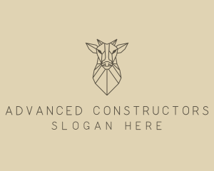 Geometric Minimal Animal logo design