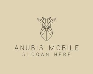 Geometric Minimal Animal logo design