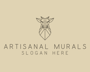 Geometric Minimal Animal logo design