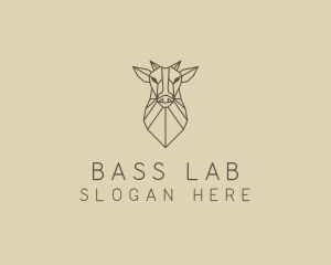 Geometric Minimal Animal logo design