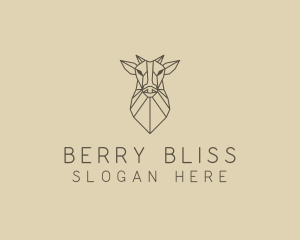 Geometric Minimal Animal logo design