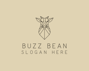 Geometric Minimal Animal logo design