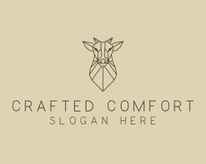 Geometric Minimal Animal logo design