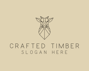 Geometric Minimal Animal logo design