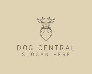 Geometric Minimal Animal logo design