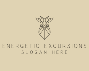 Geometric Minimal Animal logo design