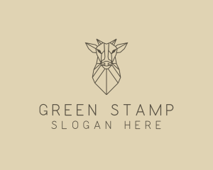 Geometric Minimal Animal logo design