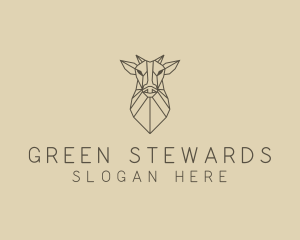 Geometric Minimal Animal logo design