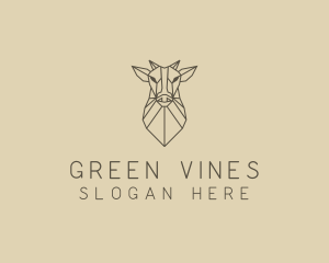 Geometric Minimal Animal logo design